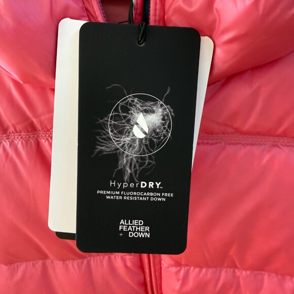 Stio Women's Hometown Down Hooded Jacket in Prickly Rose Pink Size Small NWT! - Picture 5 of 13